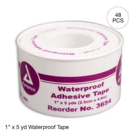 Waterproof First Aid Tape In Case, PK 48